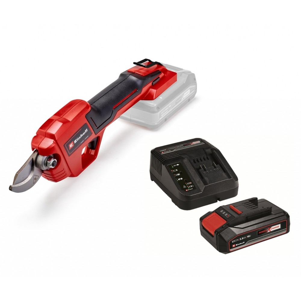 Комплект! Секатор акумуляторний GE-LS 18 Li Kit 2.5 Ah (3408300K)